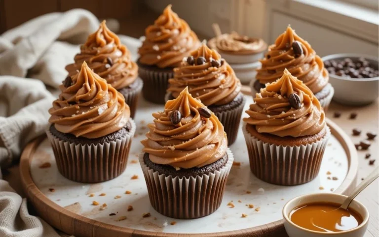 Caramel Mocha Cupcakes
