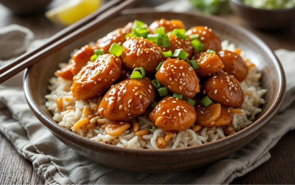 Chicken Chinese Crispy Honey Garlic
