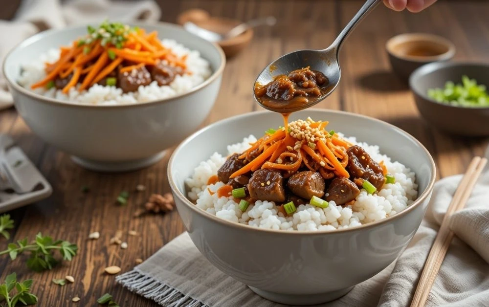 Korean Ground Beef Bowl