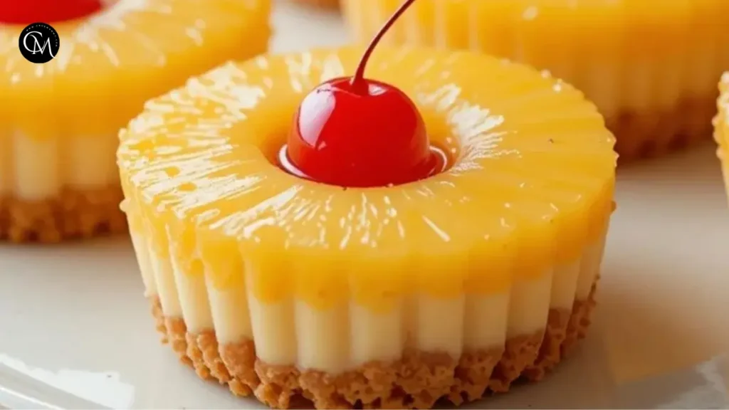 Pineapple Upside-Down Cheesecakes