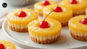 Pineapple Upside-Down Cheesecakes