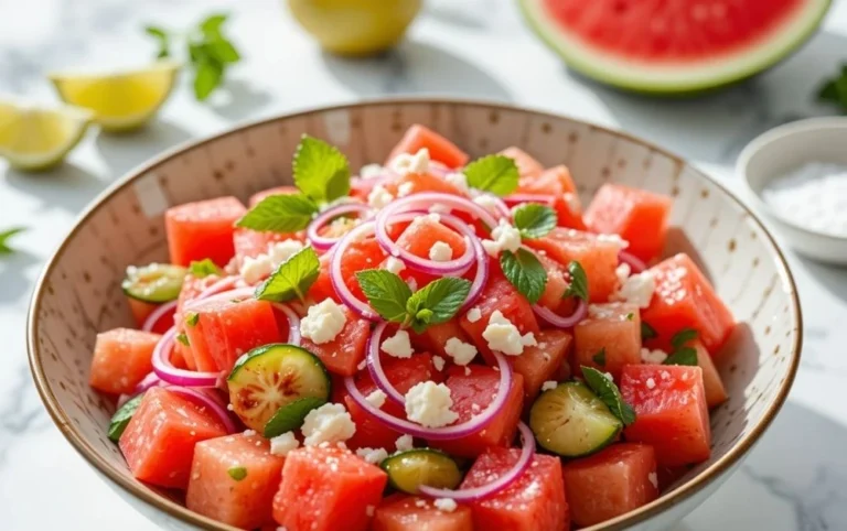 Salad Watermelon Cucumber