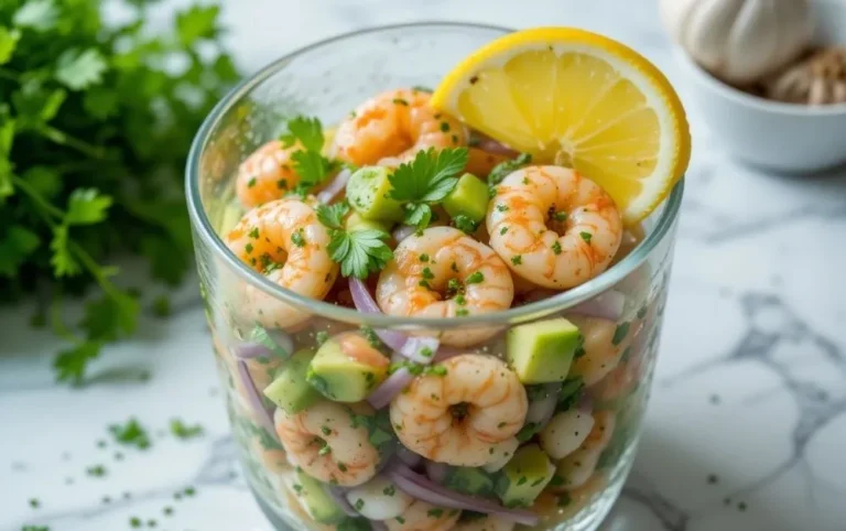 shrimp with avocado