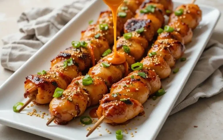 Bang Bang Chicken Skewers