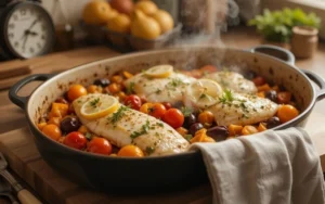 Mediterranean Baked Fish