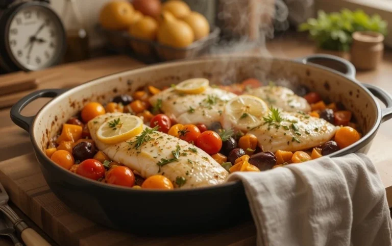 Mediterranean Baked Fish