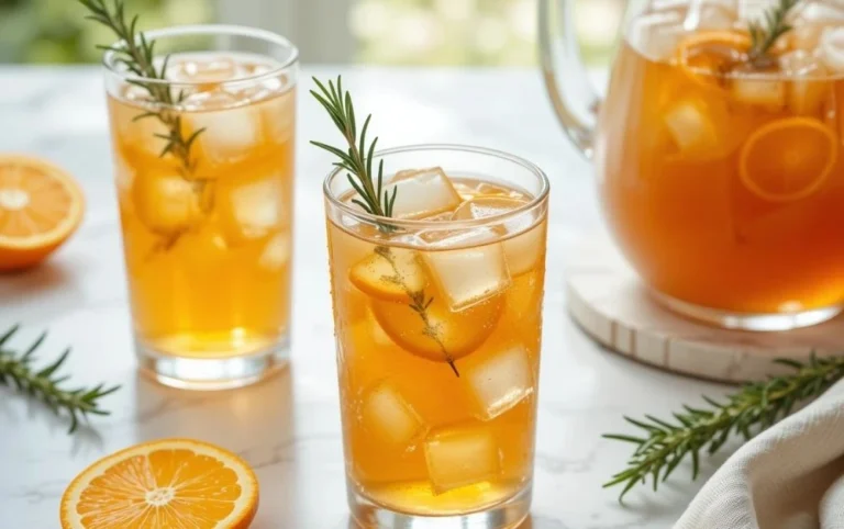 Orange Rosemary Iced Tea