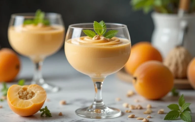 light apricot mousse