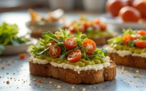 Avocado Goat Cheese Toast