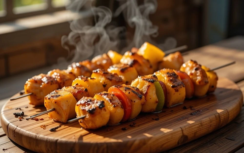 Pineapple Chicken Kabobs