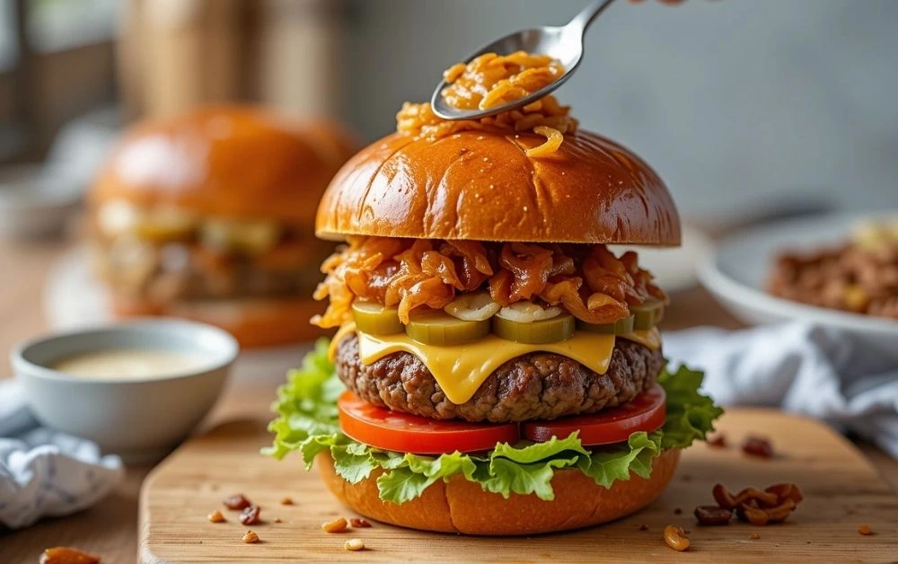 Pretzel Hamburger
