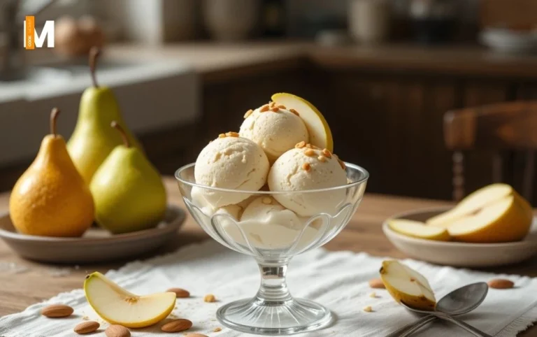 Ice Cream Pear and Almond