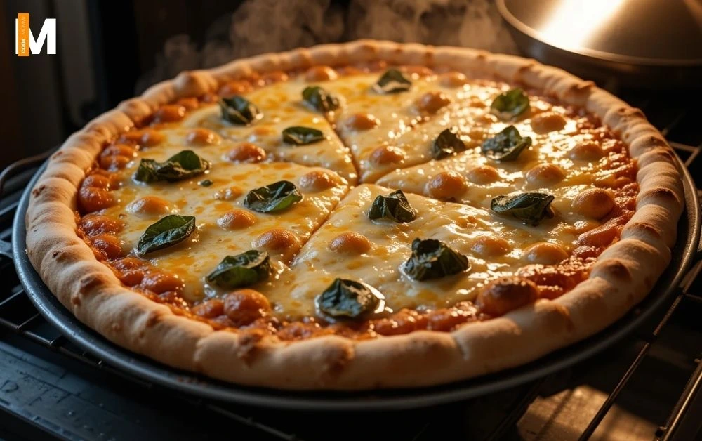 White Garlic Pizza