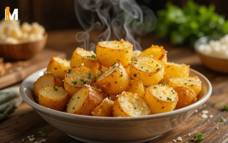Crispy Garlic Butter Potatoes