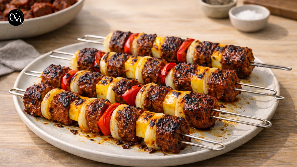 skewers beef cheese