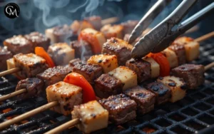 skewers beef cheese