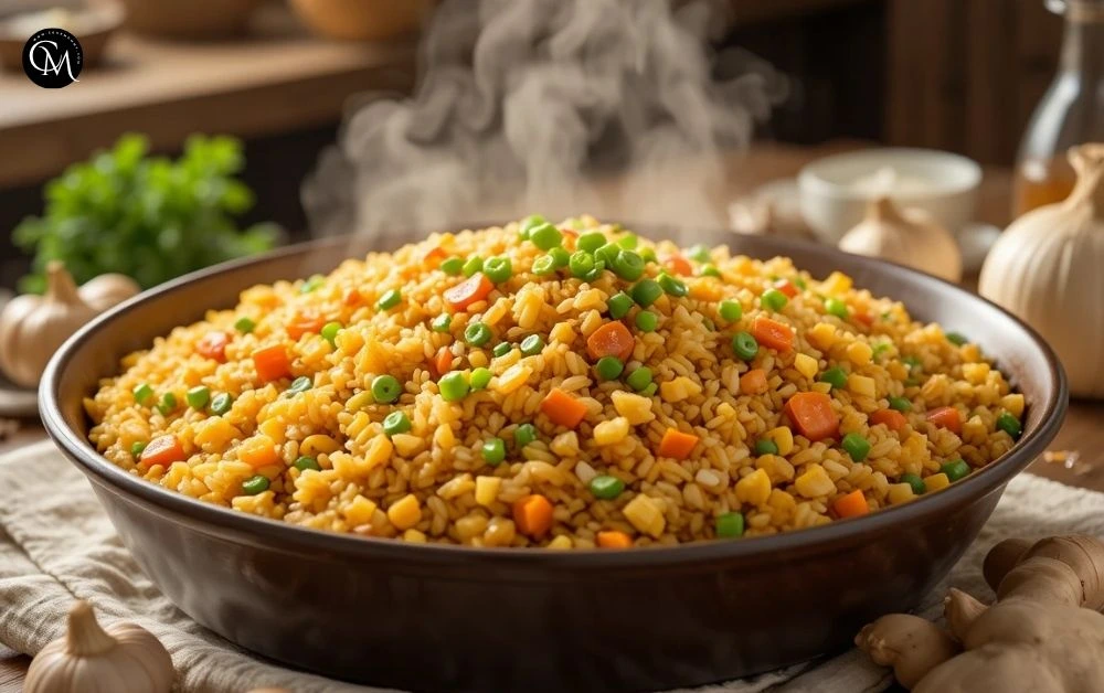 Fried rice with vegetables