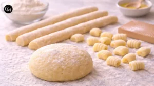 Homemade gnocchi dough