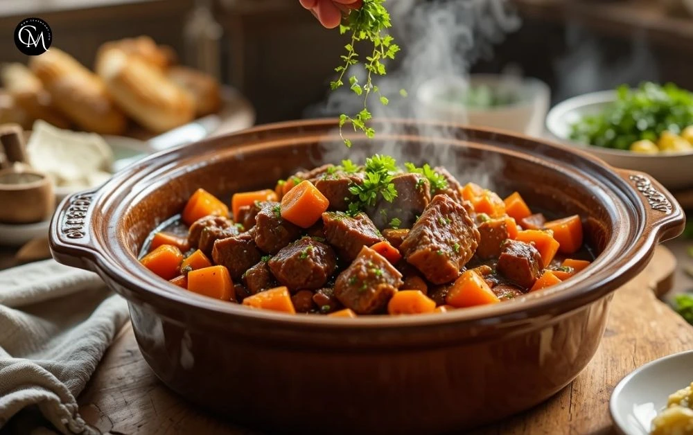Slow Cooker Beef & Carrots