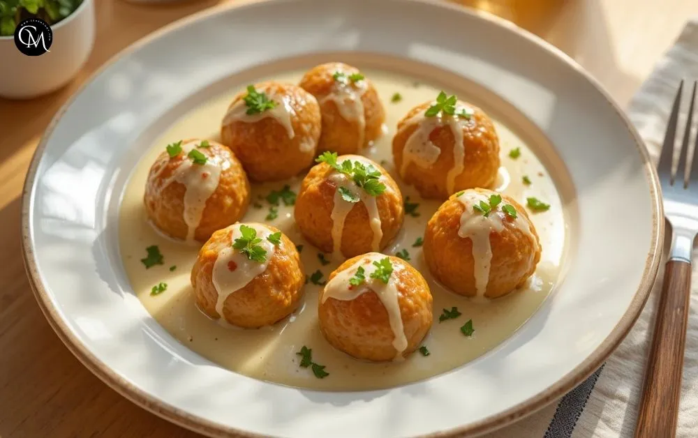 meatballs creamy sauce