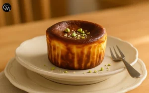 mini burnt cheesecake