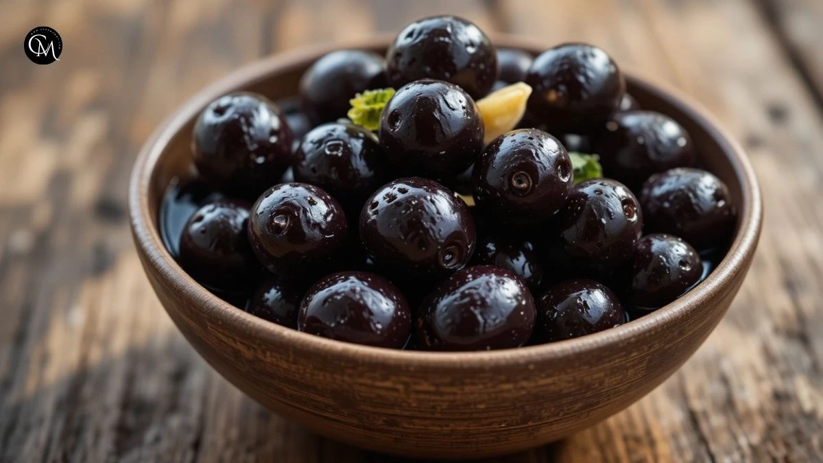 Pickled Black Mission Olives