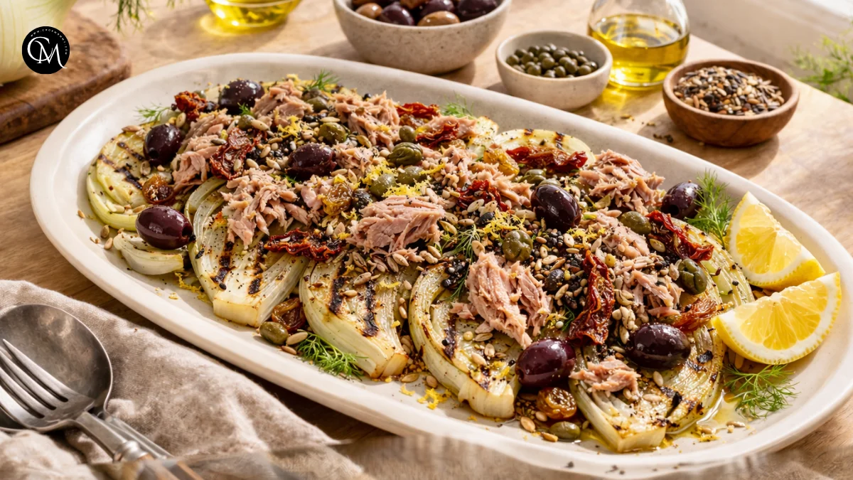 Fennel grilled with tuna