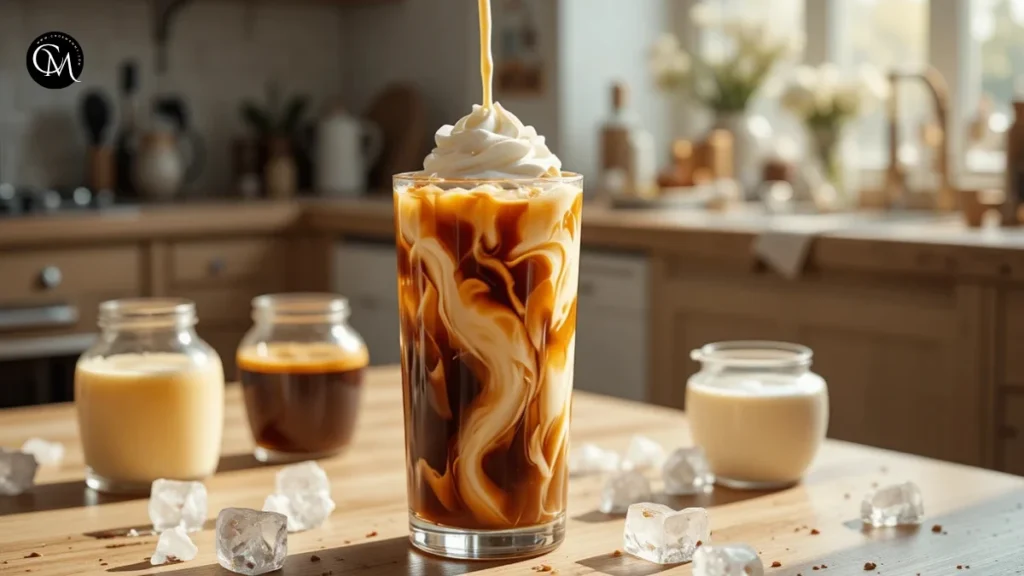 vanilla cream iced coffee