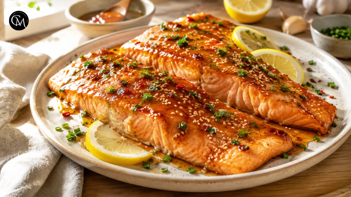 honey glazed salmon