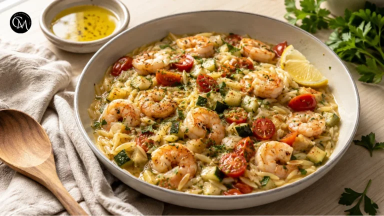shrimp orzo recipe