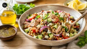mediterranean farro salad