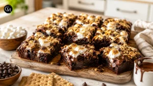 s'mores brownies