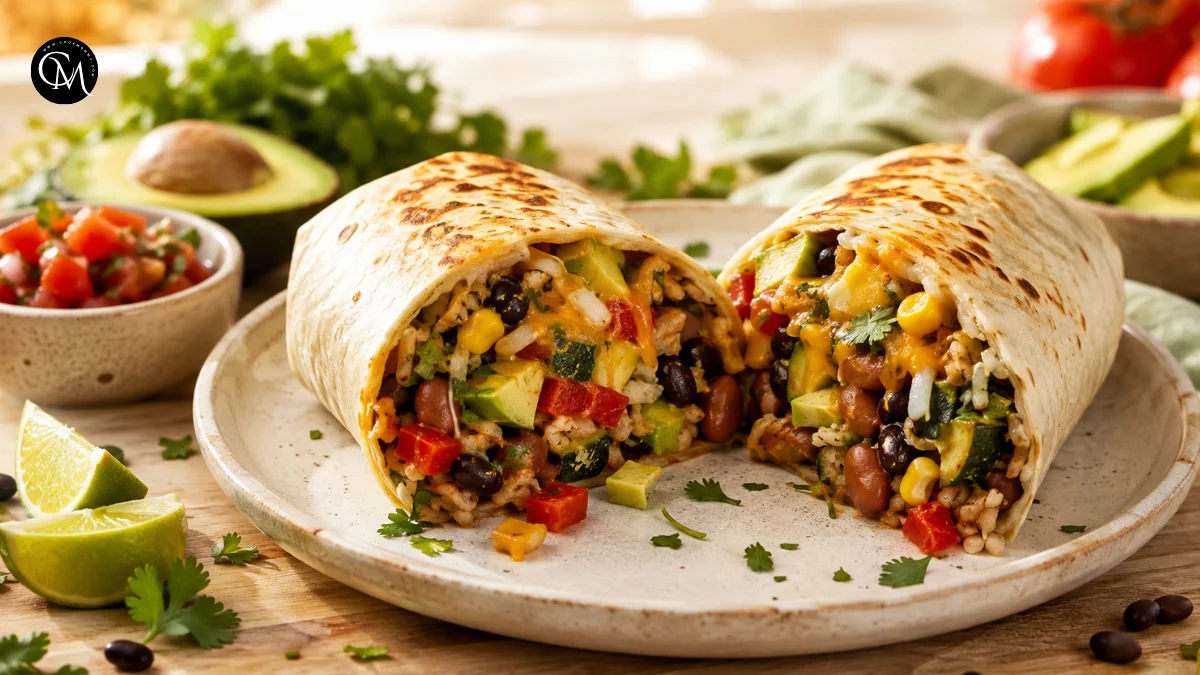 vegetable bean burrito