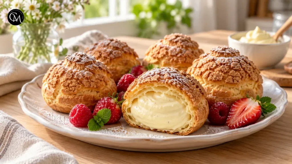 Craquelin Cream Puffs