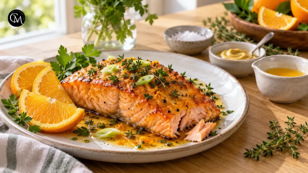 Orange-Infused Baked Salmon: