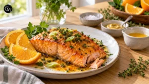 Orange-Infused Baked Salmon: