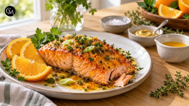 Orange-Infused Baked Salmon: