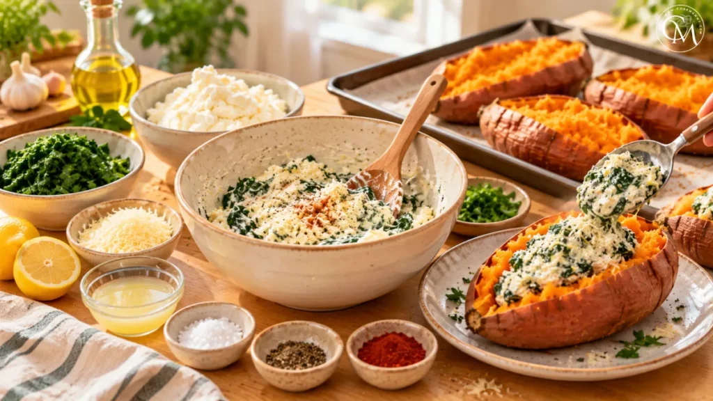 Ricotta Sweet Potatoes