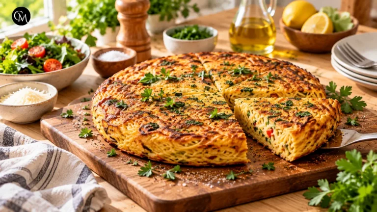 pasta omelette frittata